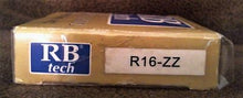 Load image into Gallery viewer, RB TECH BEARINGS R16-ZZ BALL BEARING - FREE SHIPPING