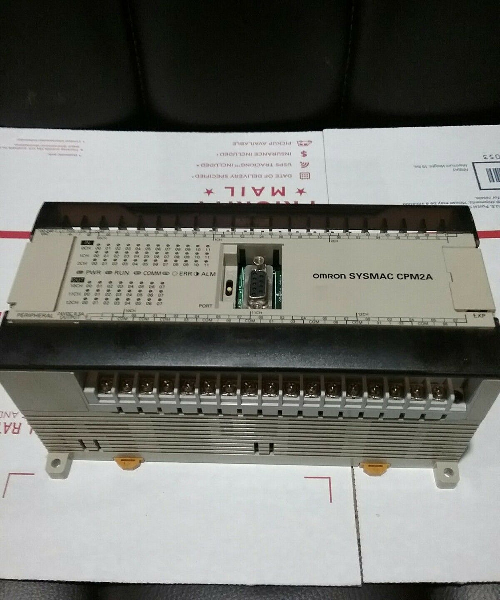 OMRON CPM2A-60CDR-A SYSMAC PROGRAMMABLE CONTROLLER 100-240VAC 60HZ