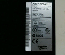 Load image into Gallery viewer, TELEMECANIQUE ABL7 RE2403 POWER SUPPLY 24V 3A 100-240VAC 50/60Hz -FREE SHIPPING