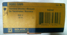 Load image into Gallery viewer, SCHNEIDER ELECTRIC SQUARE D 9080 GM6 TERMINAL BLOCKS SER.A (QTY 34) -FREE SHIP