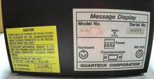 Load image into Gallery viewer, ADVANTECH QUATECH 8720 OPER. INTERFACE W/ MESSAGE DISPLAY RS232 120VAC *FR SHIP*