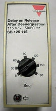 Load image into Gallery viewer, CARLO GAVAZZI SB 125-115 DELAY ON RELEASE AFTER DEENERGISATION TIMER *FREE SHIP
