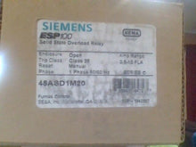 Load image into Gallery viewer, Siemens Solid State Overload Relay 1ph 2.5-10 amp range ESP100 48ASD1M20