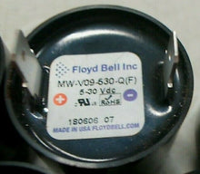Load image into Gallery viewer, FLOYD BELL MW-V09-530QF ALARM WARBLE TONE AUDIOALARM 5VAC 30DC LOT/5 -FREE SHIP
