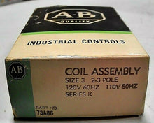 Load image into Gallery viewer, AB ROCKWELL 73A86 OPERATING COIL SIZE 3, 2-3 POLE, 110/120V 50/60HZ *FREE SHIP