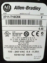 Load image into Gallery viewer, AB ROCKWELL 2711-K5A1 PANELVIEW 550 OPERATOR INTERFACE SER E REV A FRN 2.01 *FS*