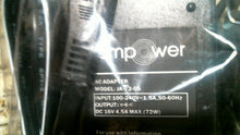 Load image into Gallery viewer, EMPOWER JA-72-05 AC ADAPTER OUTPUT 16VDC 4.5A -FREE SHIPPING