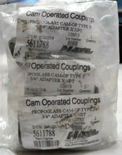 Load image into Gallery viewer, LOT/3 NEWAGE INDUSTRIES 5611788 CAMOPER COUPLING PROPOGLASS TYPF 3/4" ADAPTX *FS
