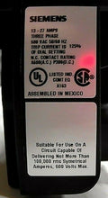 Load image into Gallery viewer, SIEMENS 48BSF3M20 ESP100 OVERLOAD RELAY SER.C 3PH 600VAC 27A -FREE SHIPPING