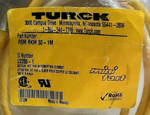 Load image into Gallery viewer, TURCK RSM RKM 30-1M (ID U2255-1) MINIFAST MOLDED CORDSET 300V 4 FT *FREE SHIP*