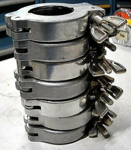 Load image into Gallery viewer, (QTY 12) LEYBOLD & SWAGELOK NW30/KF30/KQ-30 VACUUM FLANGE CLAMPS *FREE SHIPPING*