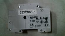 Load image into Gallery viewer, SIEMENS 5SX21 C2 CIRCUIT BREAKER 5SX2102-7 230-400VAC 1P 2A -FREE SHIPPING