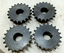 Load image into Gallery viewer, LOT/4 BLACK STAR H40BS20 1 ROLLER CHAIN SPROCKET 1IN I.D. (1495) *FREE SHIPPING*