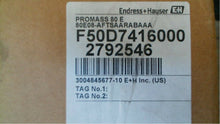 Load image into Gallery viewer, Endress & Hauser 80E08-AFTSAARABAAA Promass 80 Flowmeter 80E08 DN8 3/8
