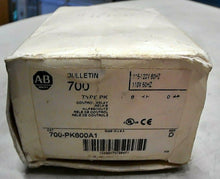 Load image into Gallery viewer, AB ROCKWELL 700-PK600A1 SER D CONTROL RELAY AC OPERATED RAIL MOUNT 6 N.O. *FSHP*
