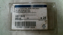 Load image into Gallery viewer, TELEMECANIQUE AB1 BV5 CLIP IN STRIP 5MM PITCH 058144 PKG/25 -FREE SHIPPING