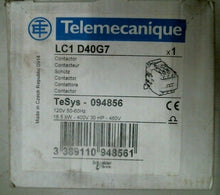 Load image into Gallery viewer, TELEMECANIQUE SCHNEIDER ELECTRIC LC1-D40G7 CONTACTOR 460V -FREE SHIPPING