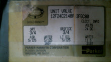 Load image into Gallery viewer, PARKER HANNIFIN CORP 12F24C2148A3FGC80 SOLENOID UNIT 2 WAY VALVE 3/4NPT 24VDC-FS