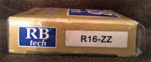 Load image into Gallery viewer, RB TECH BEARINGS R16-ZZ BALL BEARING - FREE SHIPPING