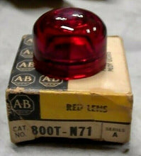 Load image into Gallery viewer, AB ROCKELL 800T-N71 SERIES A LENS PILOT LIGHT PUSH TO TEST RED *FREE SHIPPING*