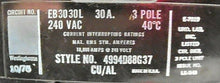 Load image into Gallery viewer, WESTINGHOUSE EB3030L CIRCUIT BREAKER 30A 3POLE 240V (STYLE 4994D88G37) *FREE SHP