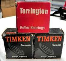 Load image into Gallery viewer, LOT/3 TIMKEN TORRINGTON B-2016 NEEDLE ROLLERBEARING 1-1/4"ID 1-1/2"OD 1"W *FRSHP