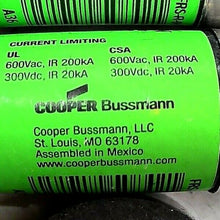 Load image into Gallery viewer, LOT/2 COOPER BUSSMANN FUSETRON FRS-R-90 FUSE 600VAC / 300VDC (TESTED) *FREE SHIP