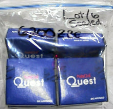 Load image into Gallery viewer, LOT/6 200ZZE/C3 NACHI DEEPGROOVE BALLBEARING SINGLEROW (XM 107228) 10MMx30x9 *FS