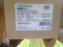 Load image into Gallery viewer, Siemens 48ASX3M10 Solid State Overload Relay ESP100 200-540 FLA 48ATL3S00 FURNAS
