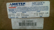 Load image into Gallery viewer, AMETEK US GAUGE 1X593 4 1/2" 15 PSI GAUGE free shipping