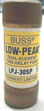 Load image into Gallery viewer, LOT/6 BUSSMANN COOPER LPJ-10SP BUSS LOW-PEAK FUSE 10A 600VAC/300VDC TESTED *FSHP