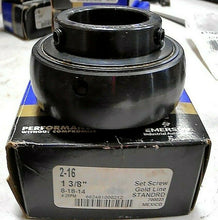 Load image into Gallery viewer, REGAL BELOIT SEALMASTER 2-16 BALL INSERT BEARING 1-3/8" ID STD DUTY SET SCRW *FS
