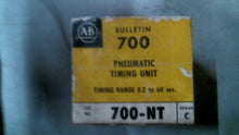 Load image into Gallery viewer, ALLEN BRADLEY 700-NT PNEUMATIC TIMING UNIT 0.2-60SEC SER.C -FREE SHIPPING