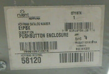 Load image into Gallery viewer, LOT/2 PENTAIR HOFFMAN ENCLOSURE NVENT E1PBX PUSHBUTTON ENCLOSURE (1 OPENING) *FS
