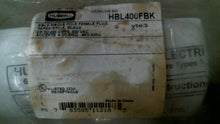Load image into Gallery viewer, HUBBELL HBL400FBK BLACK FEMALE TAPER PLUG 1P 400A 600VAC -FREE SHIPPING