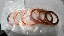 Load image into Gallery viewer, (6 PCS) DN35CF VACUUM COPPER GASKET 36.6MM ID/48.1MM OD CONFLAT FLANGE *FREE SHP