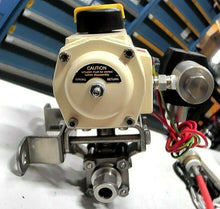 Load image into Gallery viewer, ELOMATIC ESA 25-3/A PNEU. ACT., SWAGELOK CF3M BALL V, ASCO EF8320G202 SOL. V FS
