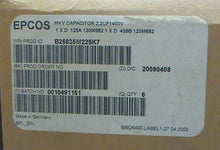 Load image into Gallery viewer, LOT/7 EPCOS TDK B25835-M0225-K007 FILM CAPACITOR 2.2UF 1400V MKV CAP *FREE SHIP*