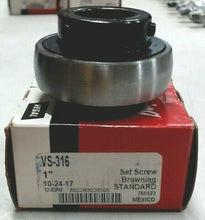 Load image into Gallery viewer, LOT/2 REGAL BELOIT BROWNING VS-316 MOUNTED BEARING INSERT 1" MEDIUM DUTY *FSHP*