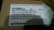 Load image into Gallery viewer, WOHNER 31300 FUSAE HOLDER 30A 600V LOT/4 -FREE SHIPPING