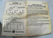 Load image into Gallery viewer, GE CR104ME51425 OILTIGHT PUSHBUTTON GREEN LENS CHROME GUARD 150V -FREE SHIPPING