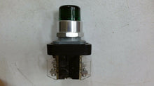 Load image into Gallery viewer, ALLEN BRADLEY 800T-QB24G GREEN PUSHBUTTON MOMENTARY W/CONTACT SER.T -FREE SHIP