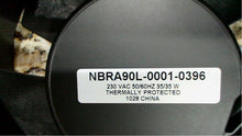Load image into Gallery viewer, NBR A901-0001-0396 THERMALLY PROTECTED FAN 230VAC 50/60HZ 35/35W - FREE SHIPPING