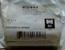 Load image into Gallery viewer, RULAND BC32-8-8-A BELLOWS COUPLING MOTION CONTRL 1PC CLAMP 1/2" x 1/2 SEALED *FS