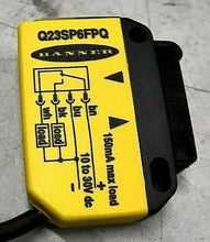Load image into Gallery viewer, BANNER ENGINEERING Q23SP6FPQ FIBER OPTIC SENSOR (46450) 6" PIGTAIL *FREE SHIP*