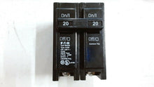 Load image into Gallery viewer, EATON BR220 CIRCUIT BREAKER COMMON TRIP 20A 2P 120-240V LOT/5