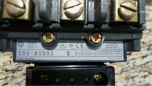 Load image into Gallery viewer, ALLEN BRADLY 500-AOD93 Size 0 SER.B 3 POLE AC CONTACTOR - FREE SHIPPING