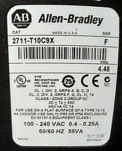 Load image into Gallery viewer, AB ROCKWELL 2711-T10C9X SER F PANELVIEW 1000 OPERATOR INTERFACE 100-240VAC -FSHP