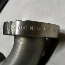 Load image into Gallery viewer, MDC MFG SS VAC PIPE 90DEG ELBOW FITTING 5/8I.D. (2- MOVEABLE FLANGES) *FREE SHP*