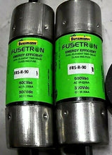 Load image into Gallery viewer, LOT/2 COOPER BUSSMANN FUSETRON FRS-R-90 FUSE 600VAC / 300VDC (TESTED) *FREE SHIP